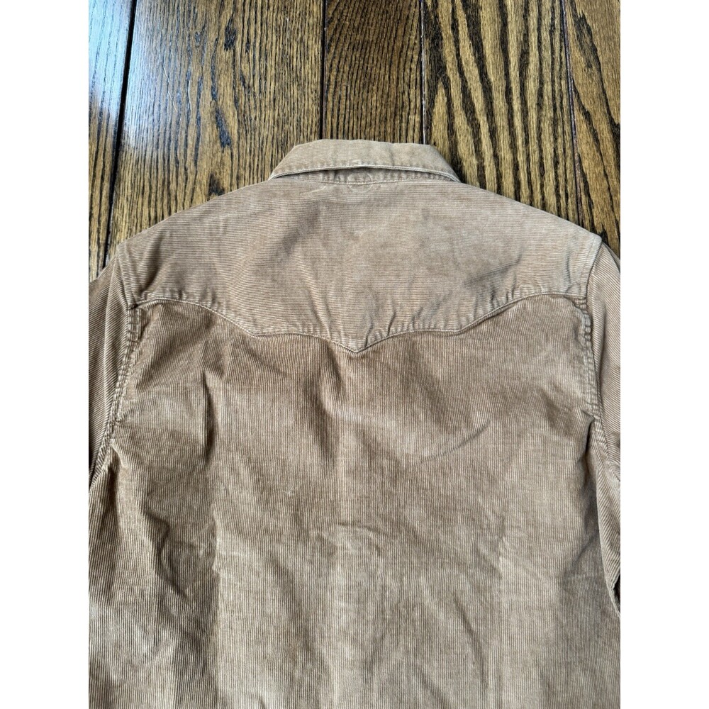 Howler Brothers Banning Corduroy Snap Shirt, Medium Duck Brown - Picture 9 of 9